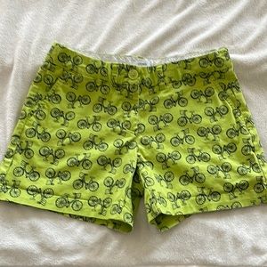 WORN ONCE! Lime shorts sz 4